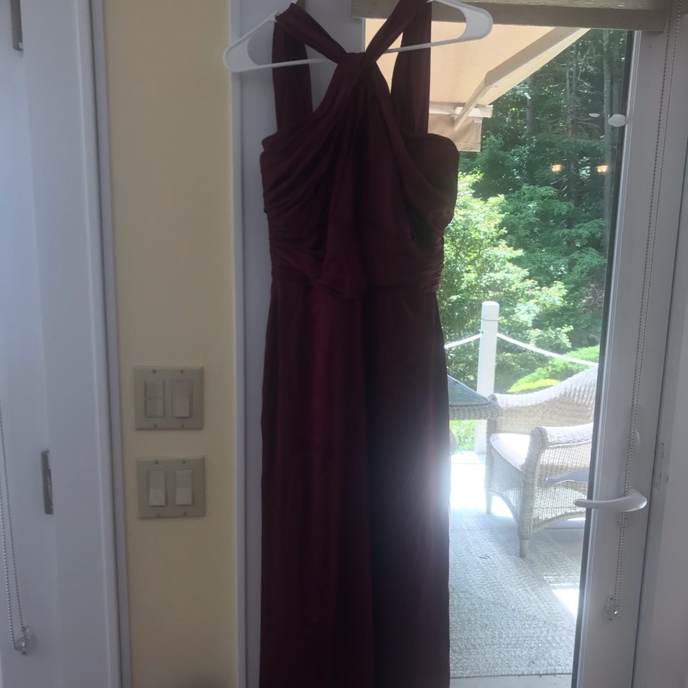 Red gown